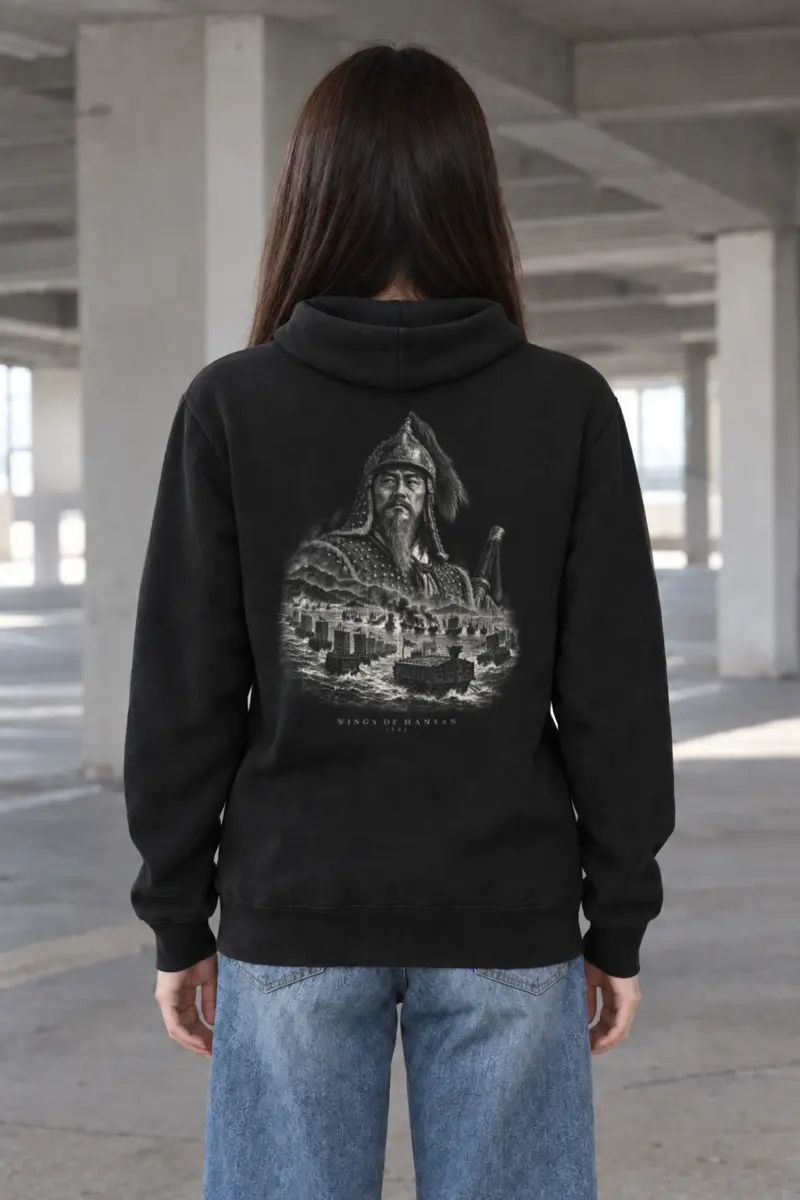 "Wings of Hansan 1592" Heavy Blend Unisex Pullover Hoodie