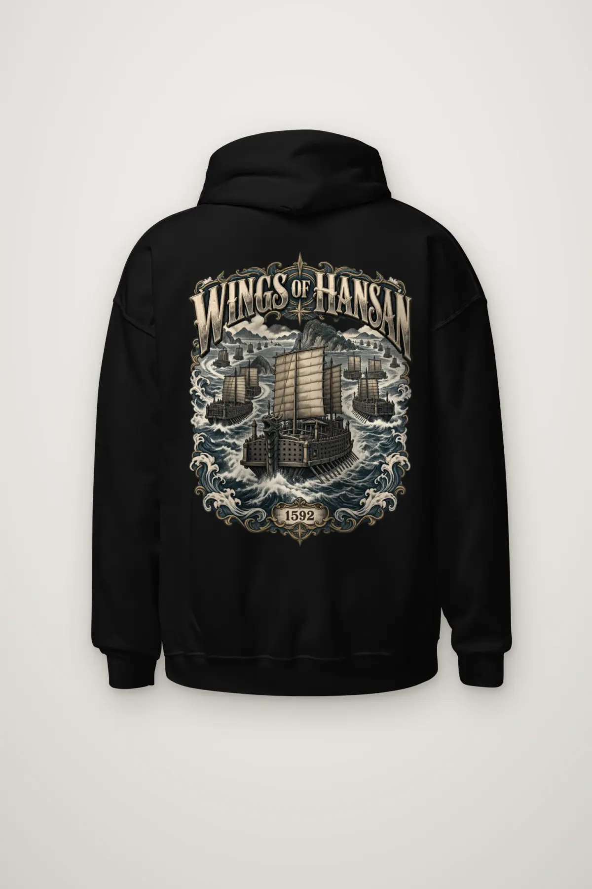 "Wings of Hansan 1592" Heavy Blend Unisex Pullover Hoodie