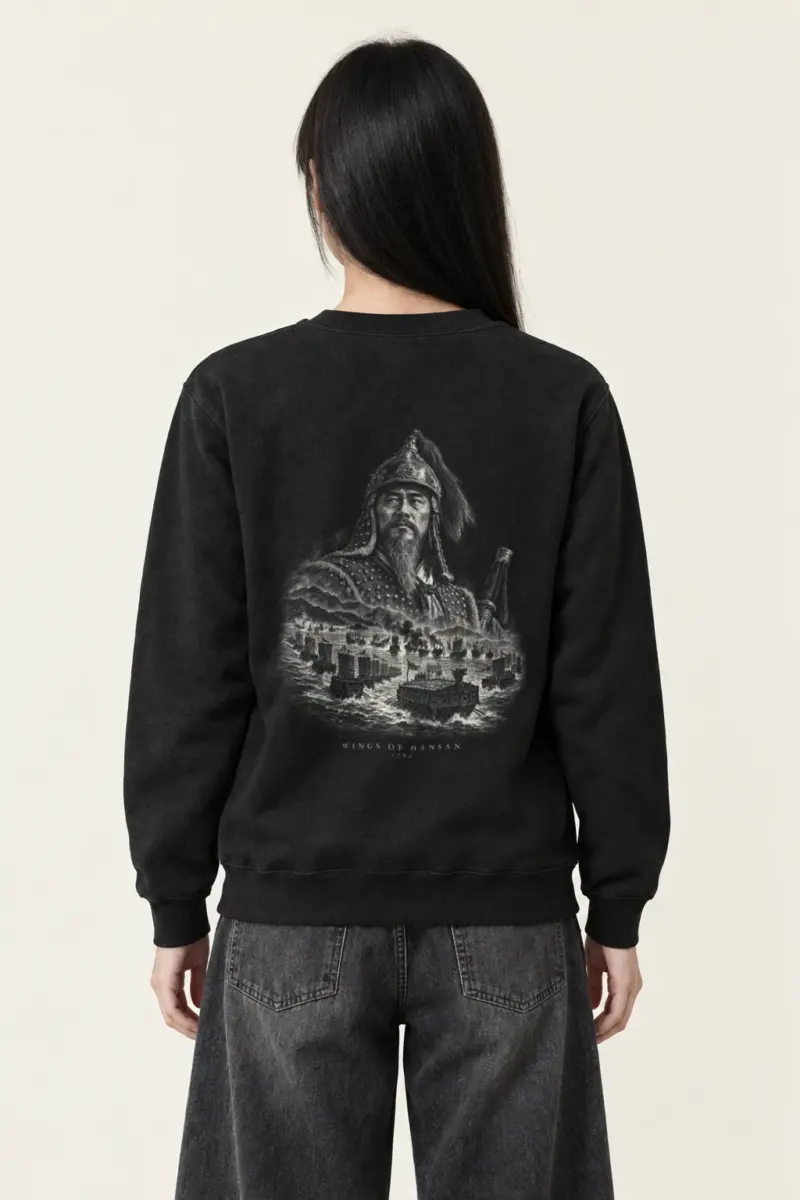 "Armor and Fleet Sepia" Heavy Blend Unisex Crewneck Sweatshirt