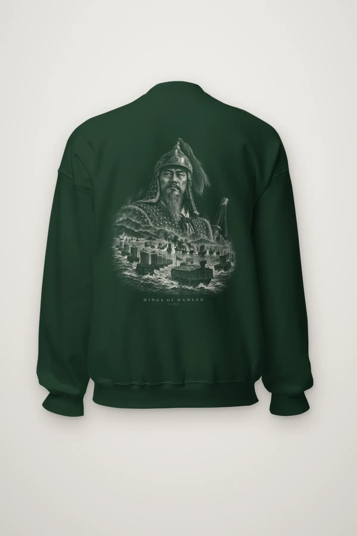 "Armor and Fleet Sepia" Heavy Blend Unisex Crewneck Sweatshirt
