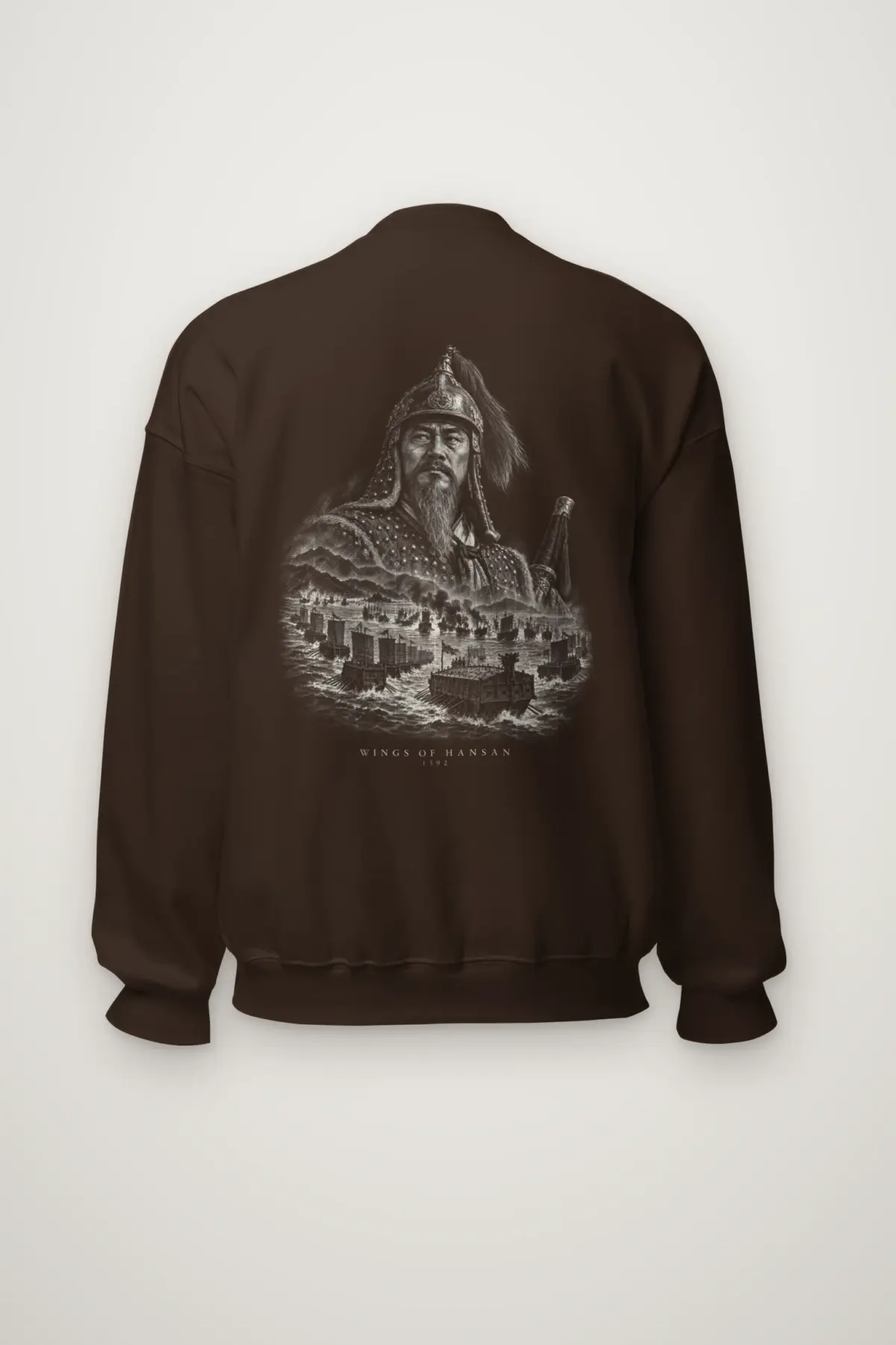 "Armor and Fleet Sepia" Heavy Blend Unisex Crewneck Sweatshirt