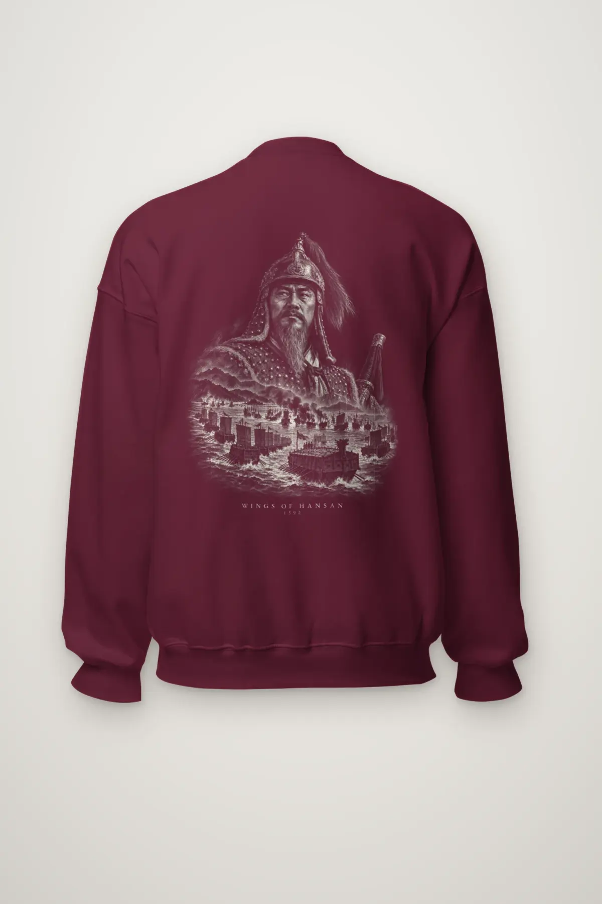 "Armor and Fleet Sepia" Heavy Blend Unisex Crewneck Sweatshirt