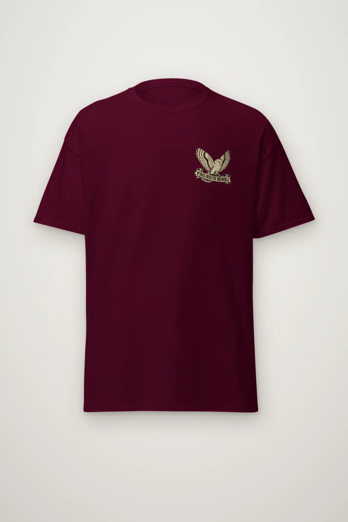 "Wings Over the Bramble" Heavyweight Unisex Crewneck T-shirt