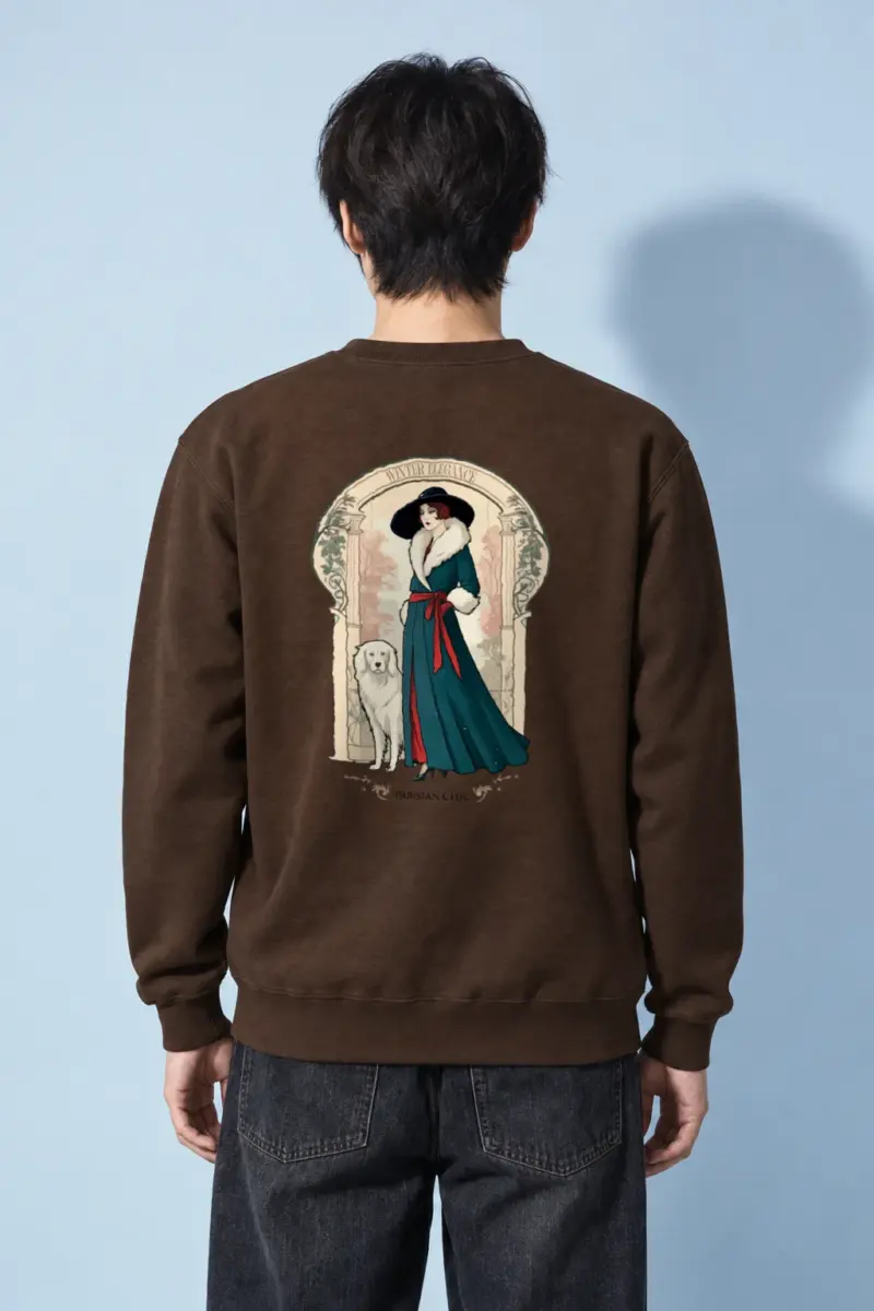 "Winter Elegance" Heavy Blend Unisex Crewneck Sweatshirt