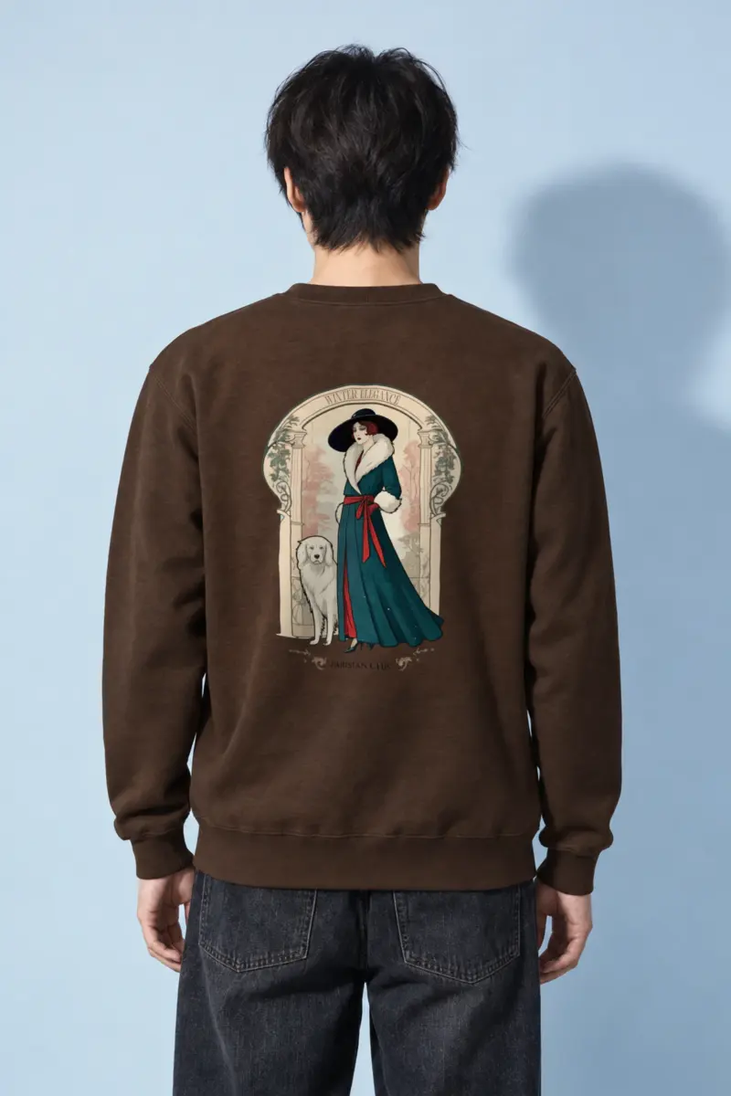 "Winter Elegance" Heavy Blend Unisex Crewneck Sweatshirt