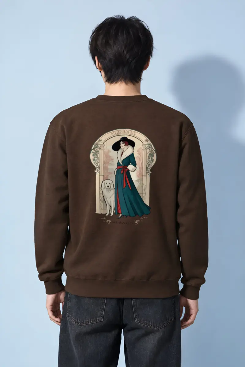 "Winter Elegance" Heavy Blend Unisex Crewneck Sweatshirt
