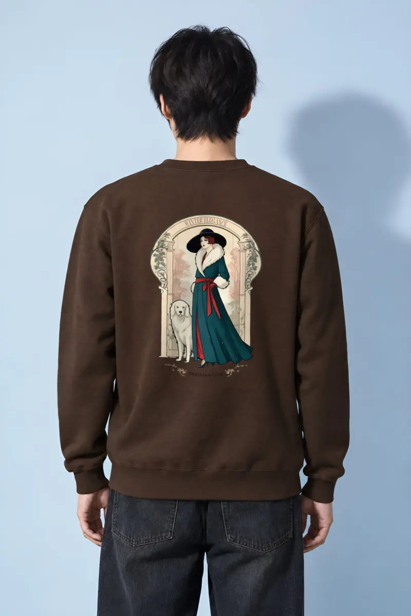 "Winter Elegance" Heavy Blend Unisex Crewneck Sweatshirt