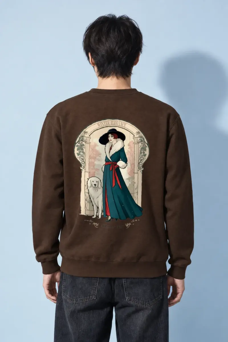 "Winter Elegance" Heavy Blend Unisex Crewneck Sweatshirt