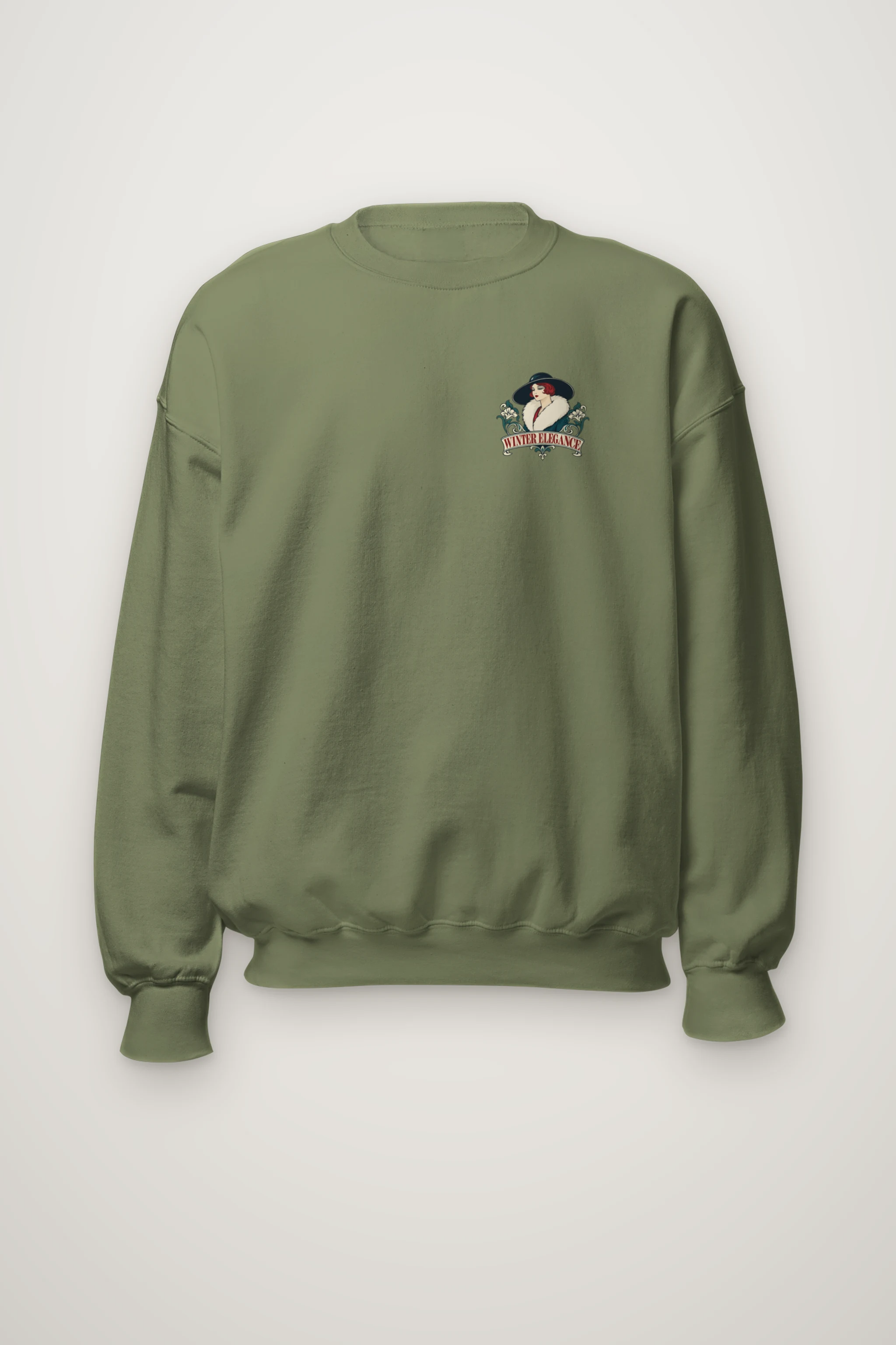 "Winter Elegance" Heavy Blend Unisex Crewneck Sweatshirt