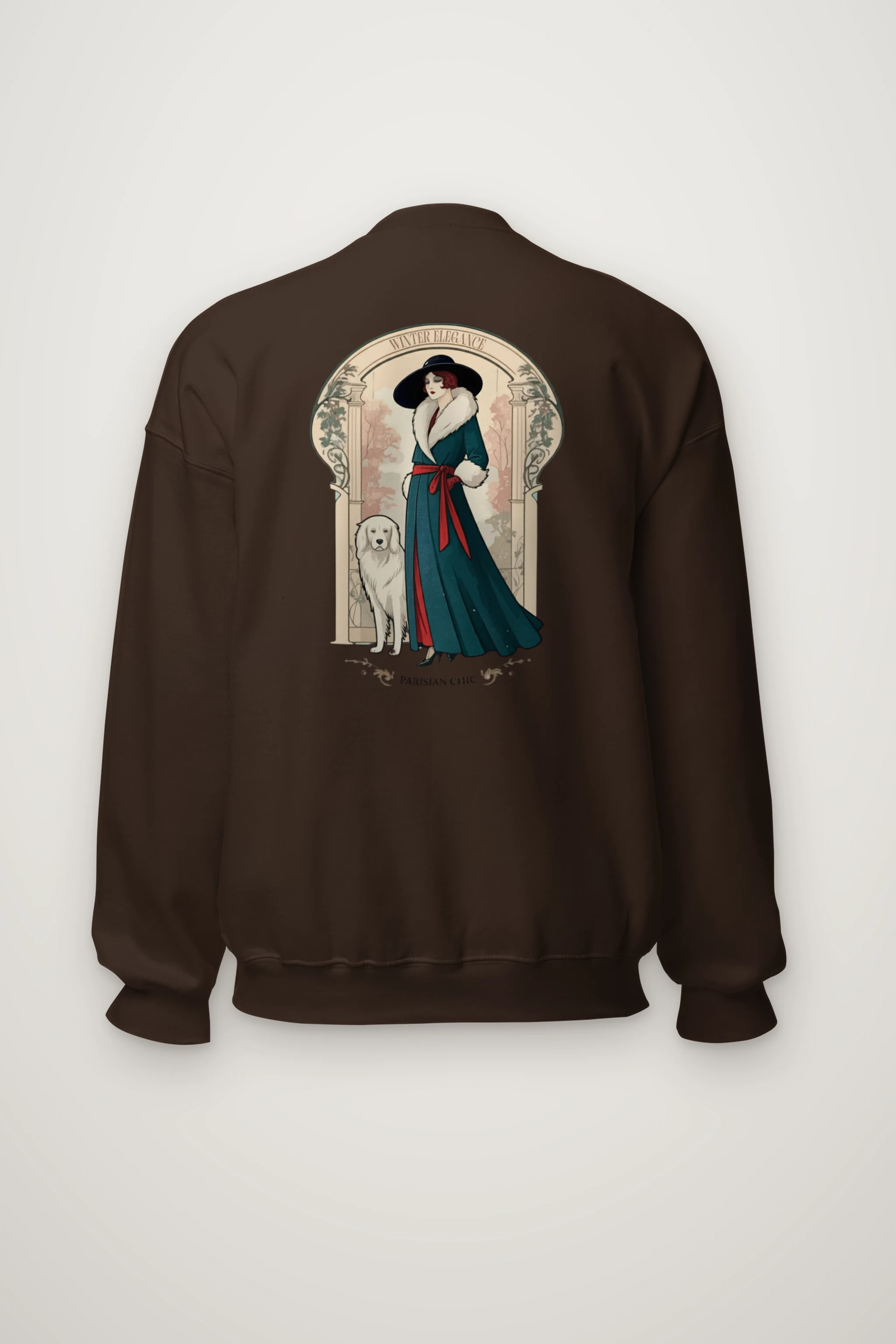 "Winter Elegance" Heavy Blend Unisex Crewneck Sweatshirt