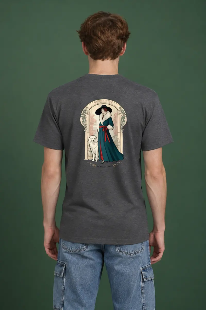 "Winter Elegance" Heavyweight Unisex Crewneck T-shirt