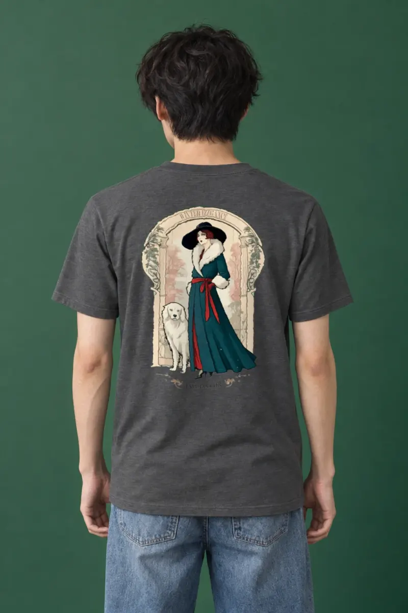 "Winter Elegance" Heavyweight Unisex Crewneck T-shirt