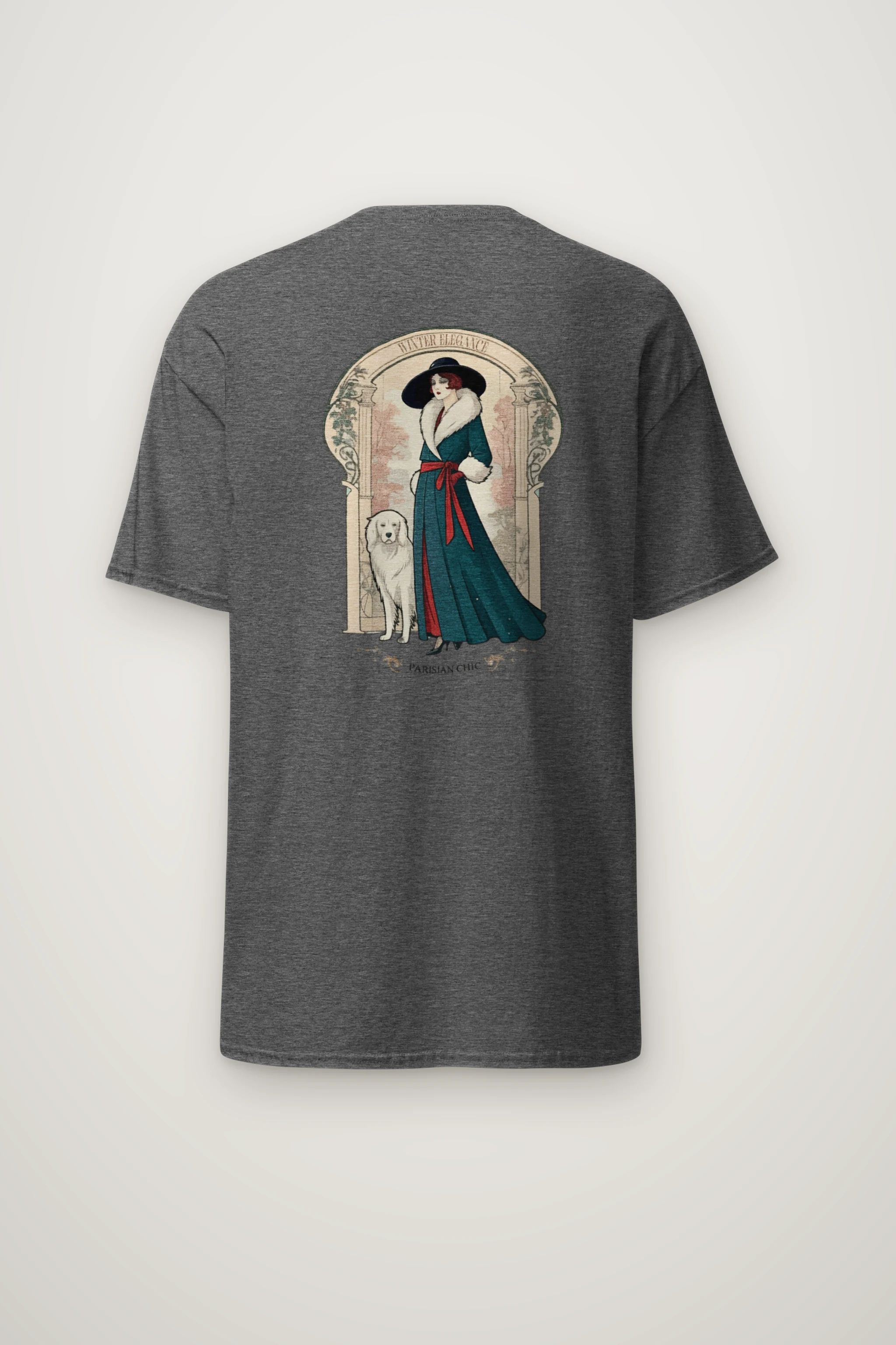 "Winter Elegance" Heavyweight Unisex Crewneck T-shirt