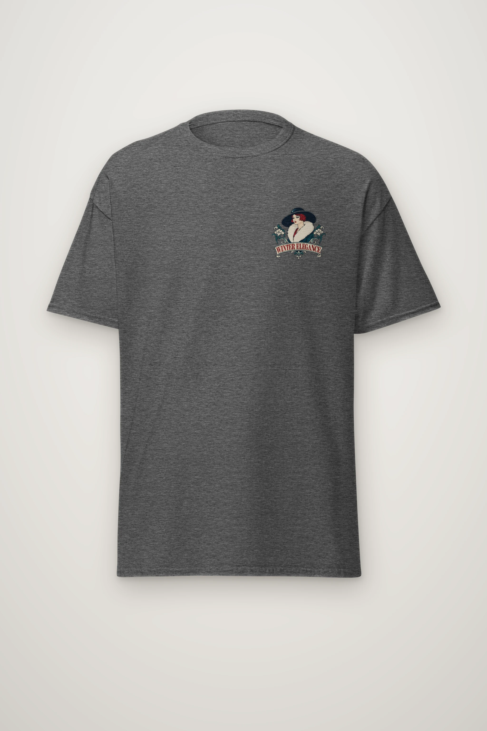 "Winter Elegance" Heavyweight Unisex Crewneck T-shirt