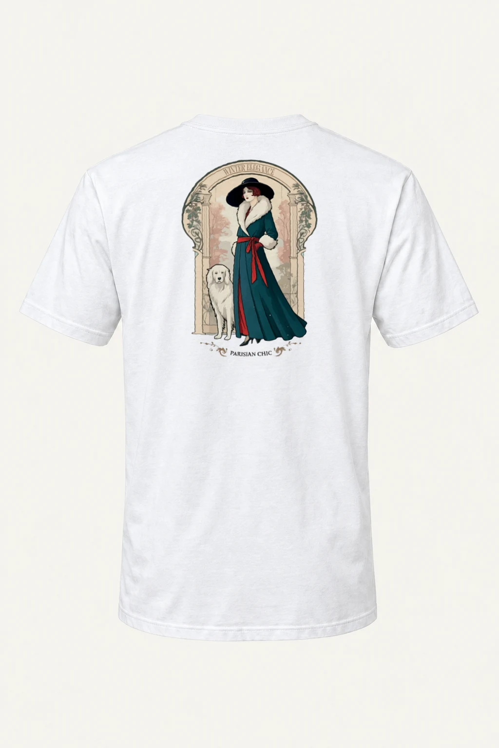 "Winter Elegance" Heavyweight Unisex Crewneck T-shirt | Gildan 5000