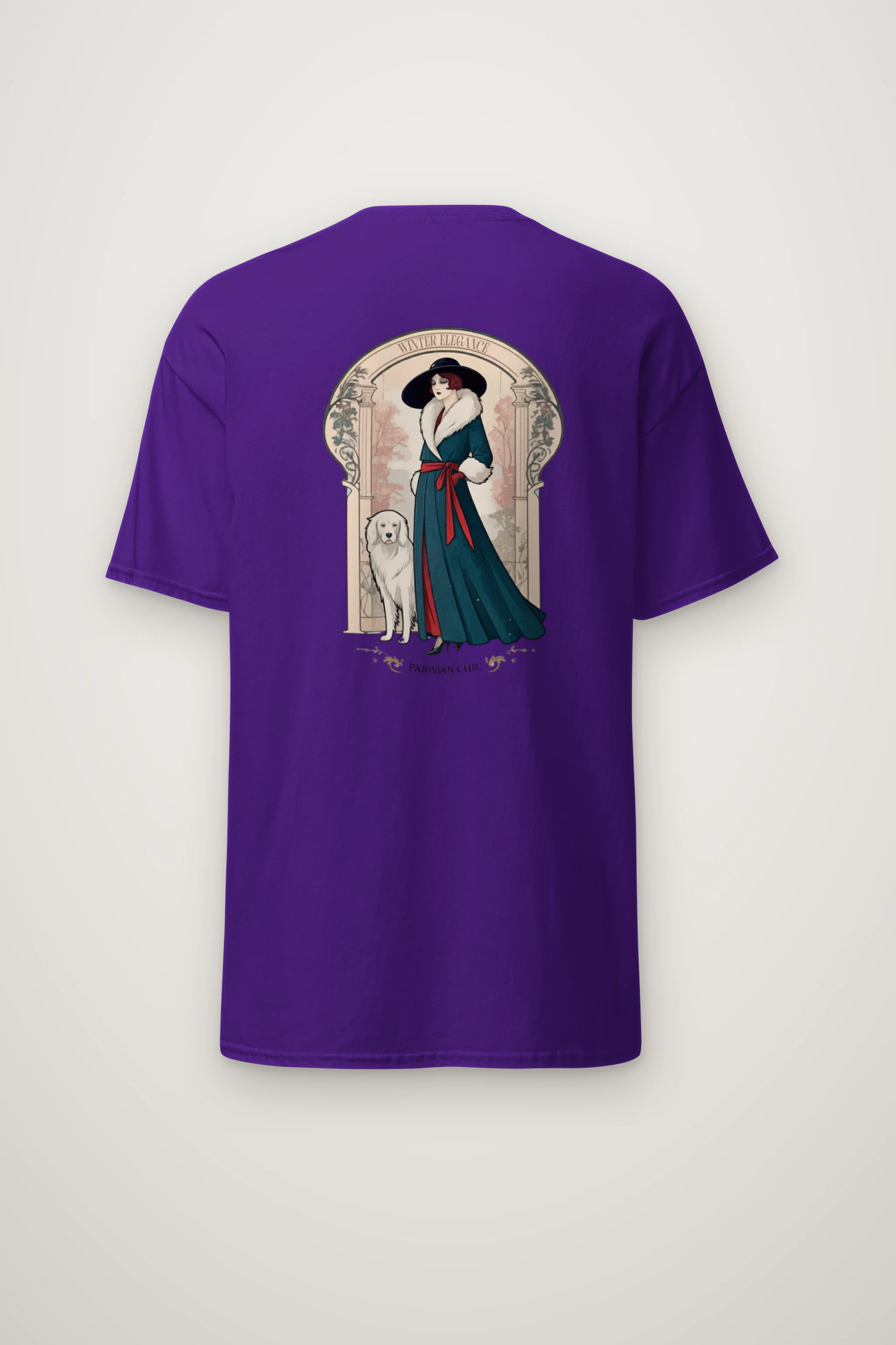 "Winter Elegance" Heavyweight Unisex Crewneck T-shirt