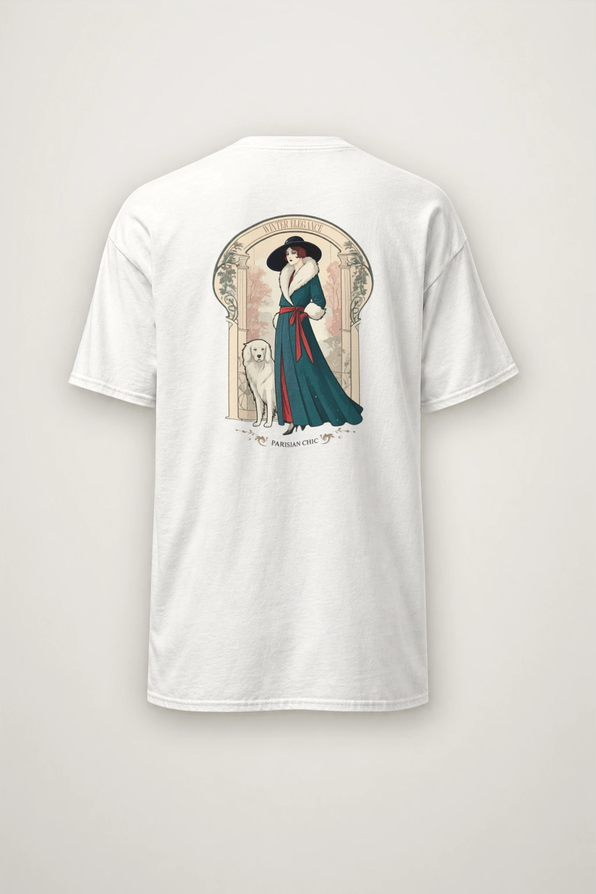 "Winter Elegance" Heavyweight Unisex Crewneck T-shirt