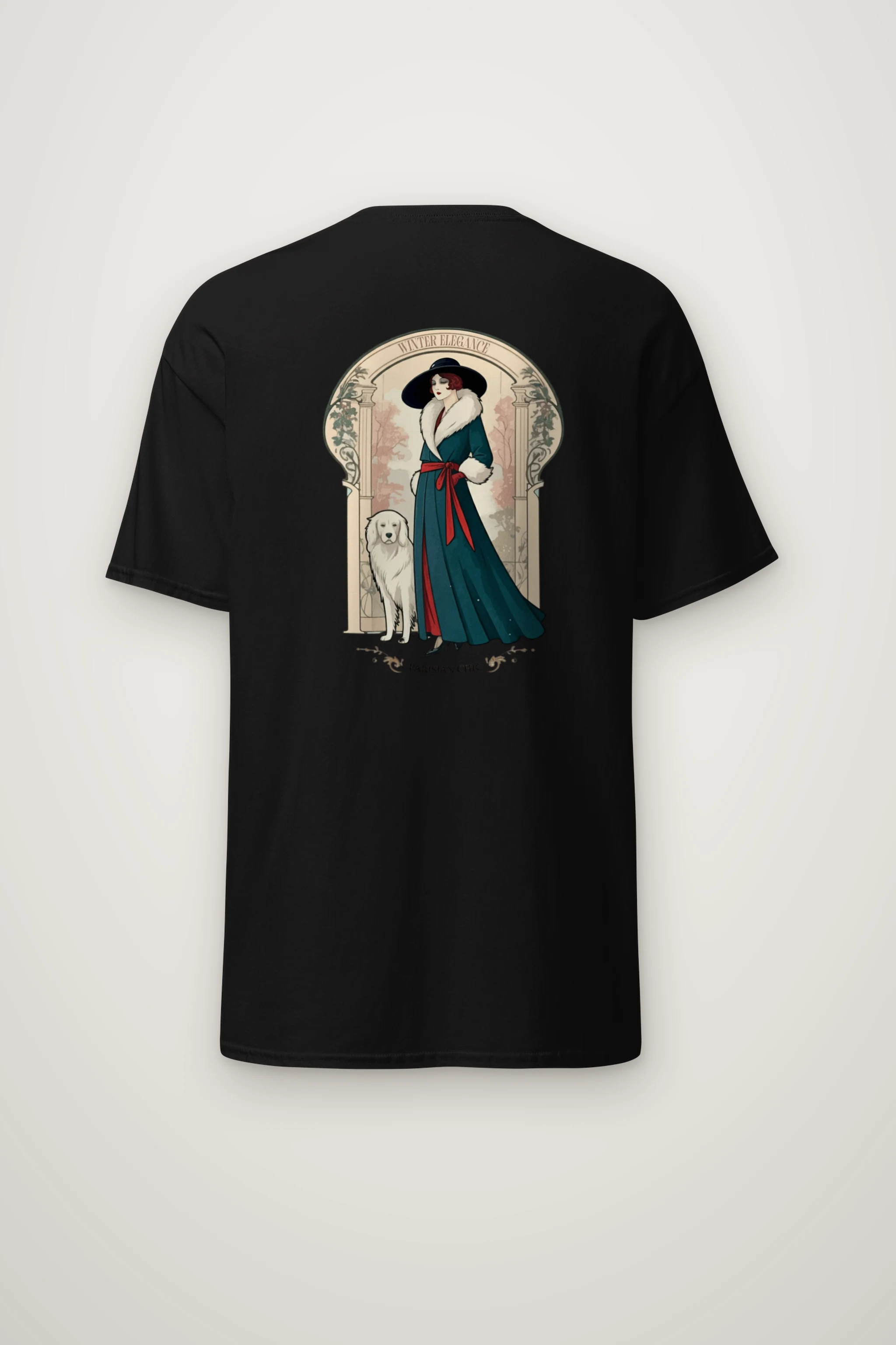 "Winter Elegance" Heavyweight Unisex Crewneck T-shirt