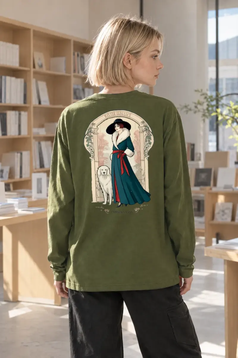 "Winter Elegance" Unisex Longsleeve T-shirt | Gildan 2400