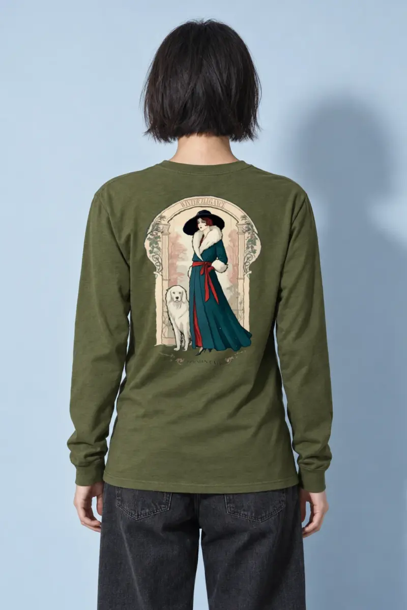 "Winter Elegance" Unisex Longsleeve T-shirt | Gildan 2400
