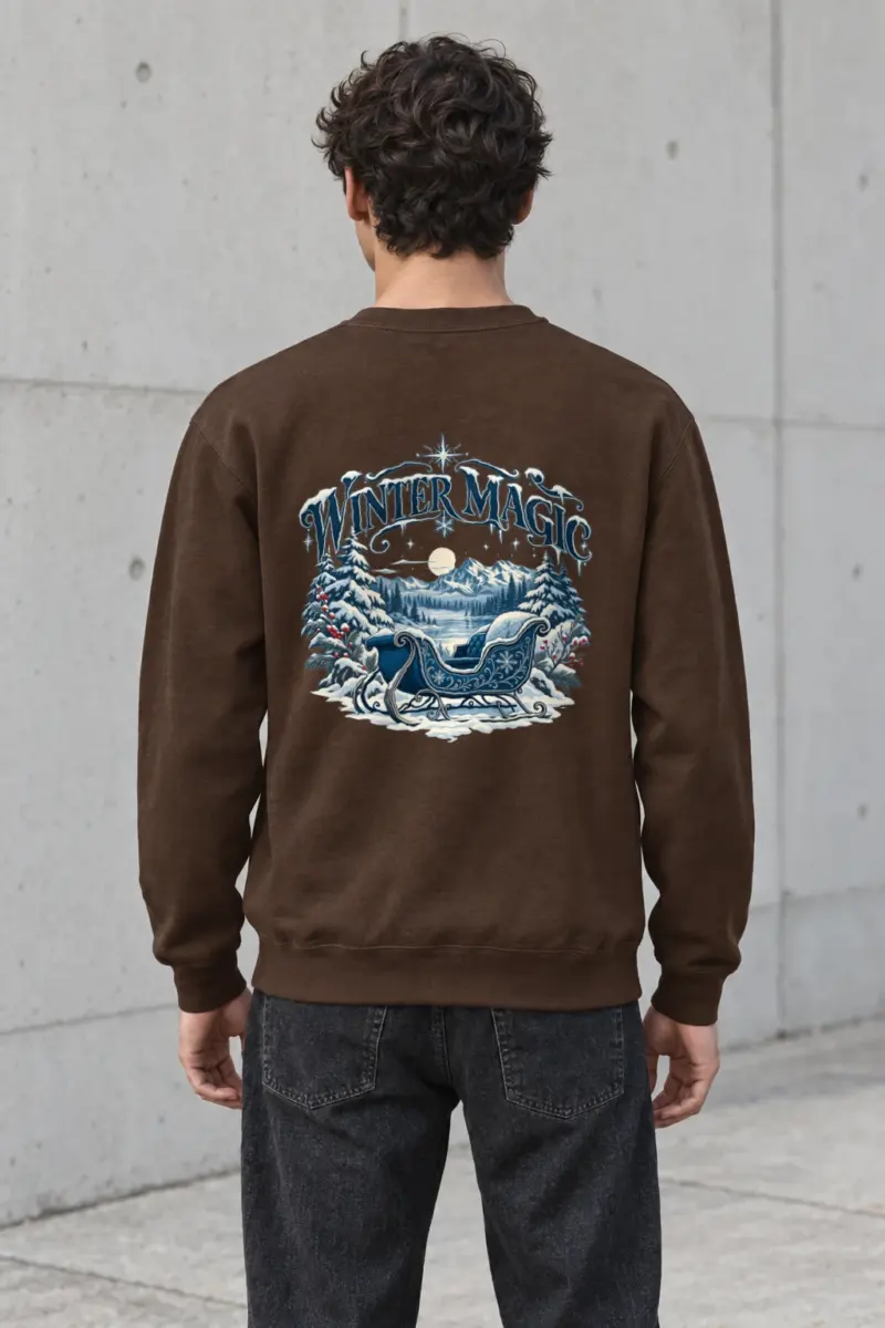 "Winter Magic" Heavy Blend Unisex Crewneck Sweatshirt | Gildan 18000