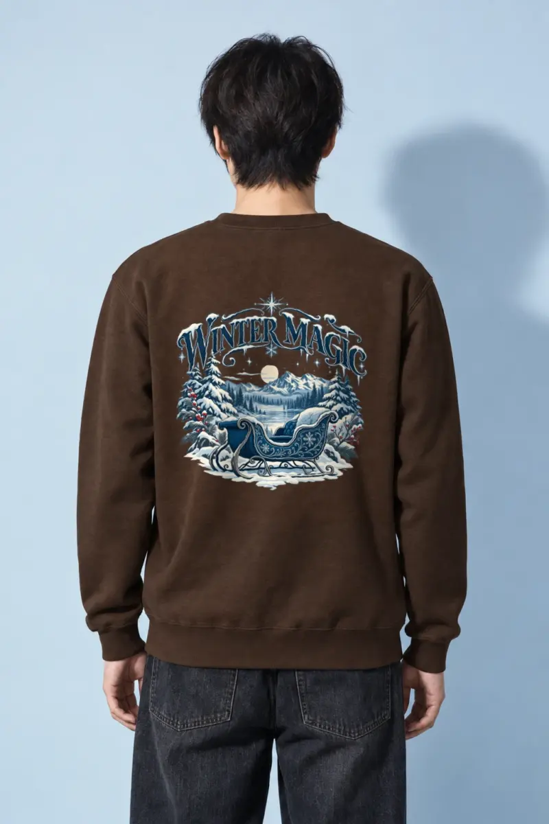 "Winter Magic" Heavy Blend Unisex Crewneck Sweatshirt | Gildan 18000