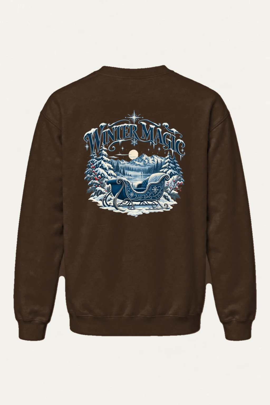 "Winter Magic" Heavy Blend Unisex Crewneck Sweatshirt | Gildan 18000