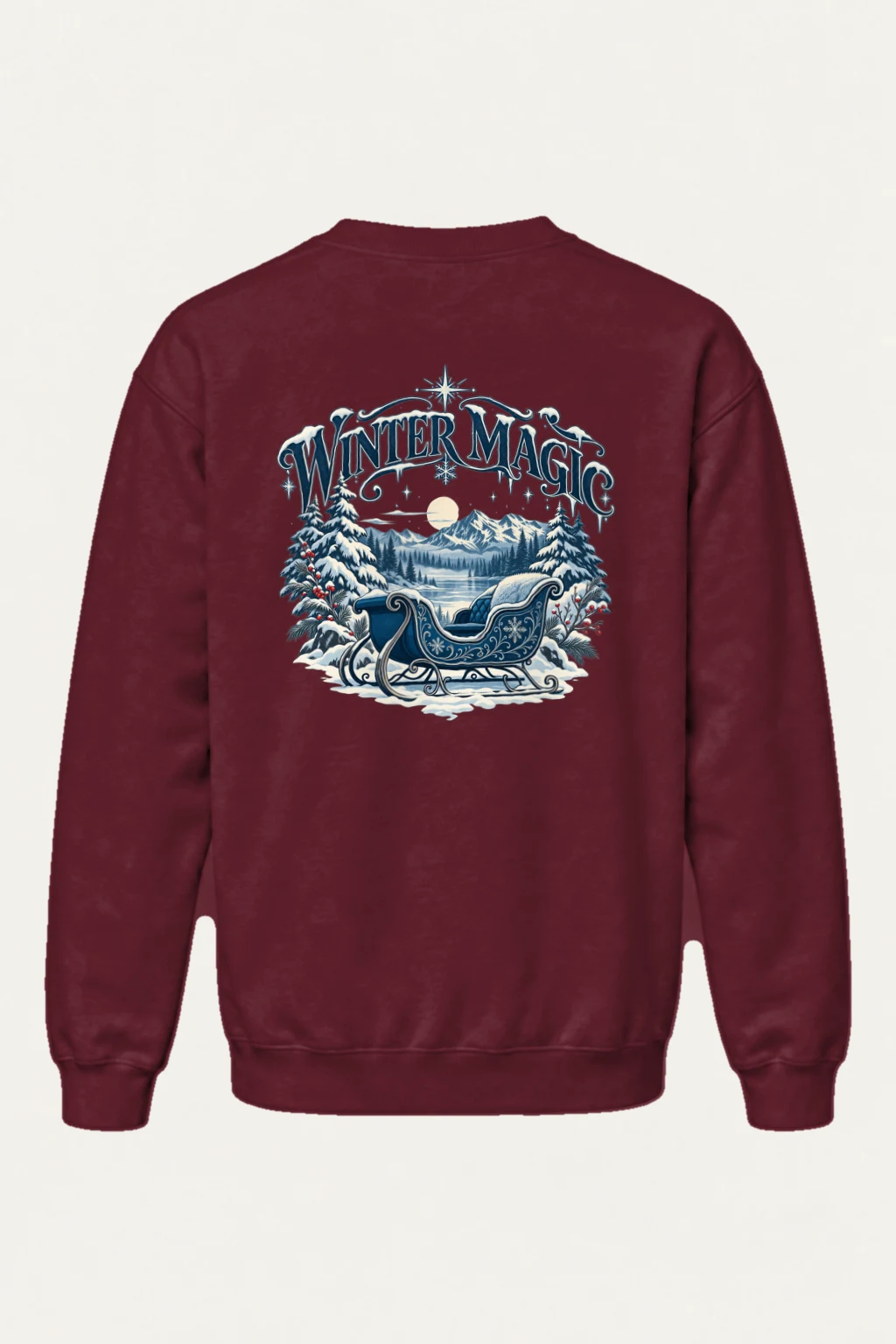 "Winter Magic" Heavy Blend Unisex Crewneck Sweatshirt | Gildan 18000