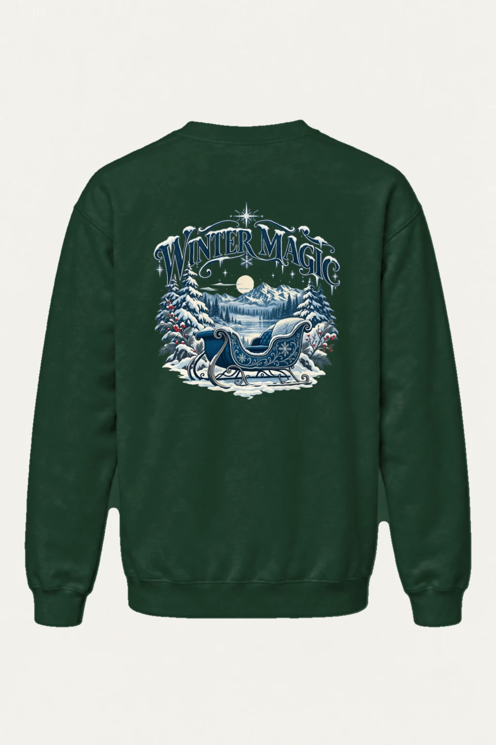 "Winter Magic" Heavy Blend Unisex Crewneck Sweatshirt | Gildan 18000