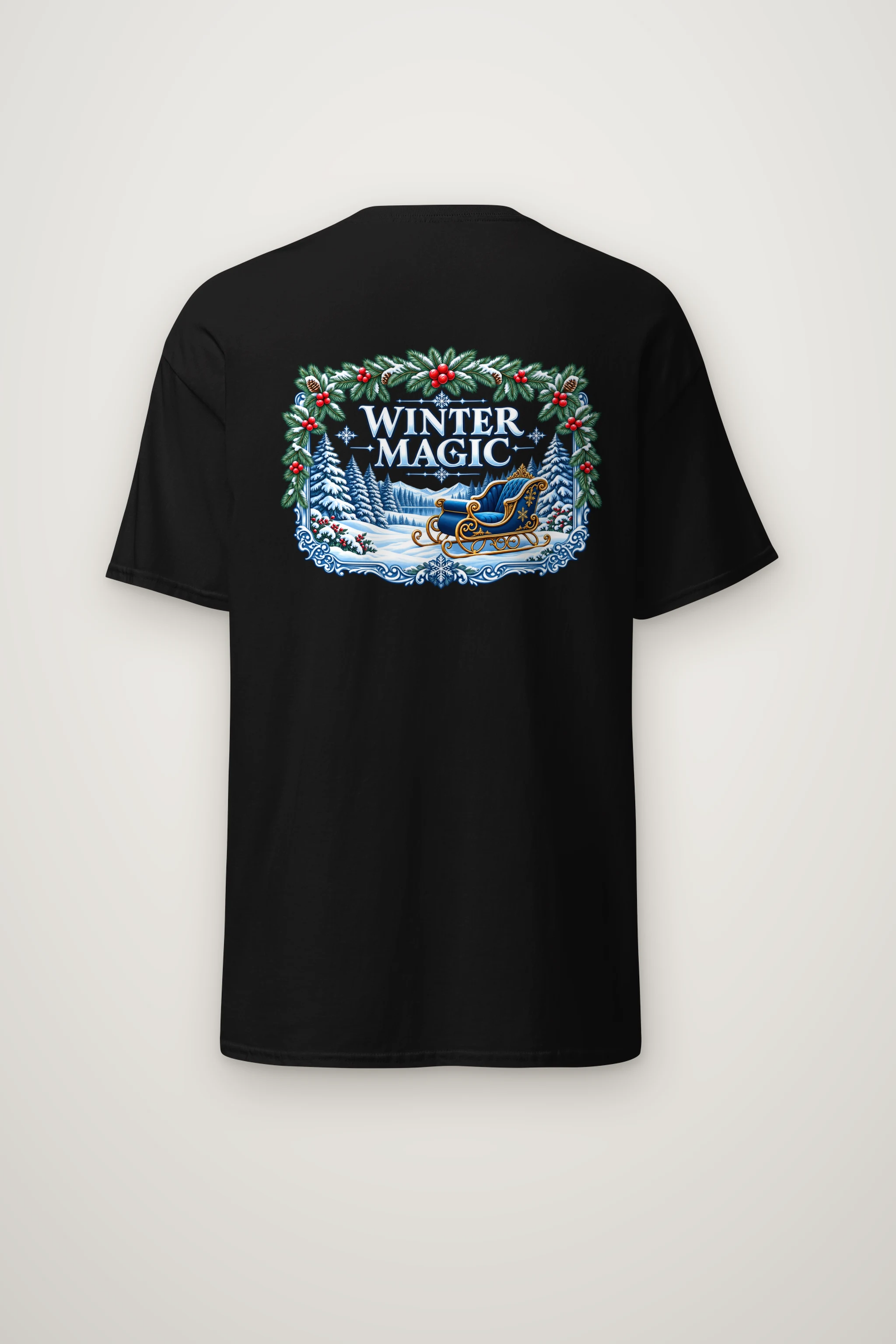 "Winter Magic" Heavyweight Unisex Crewneck T-shirt