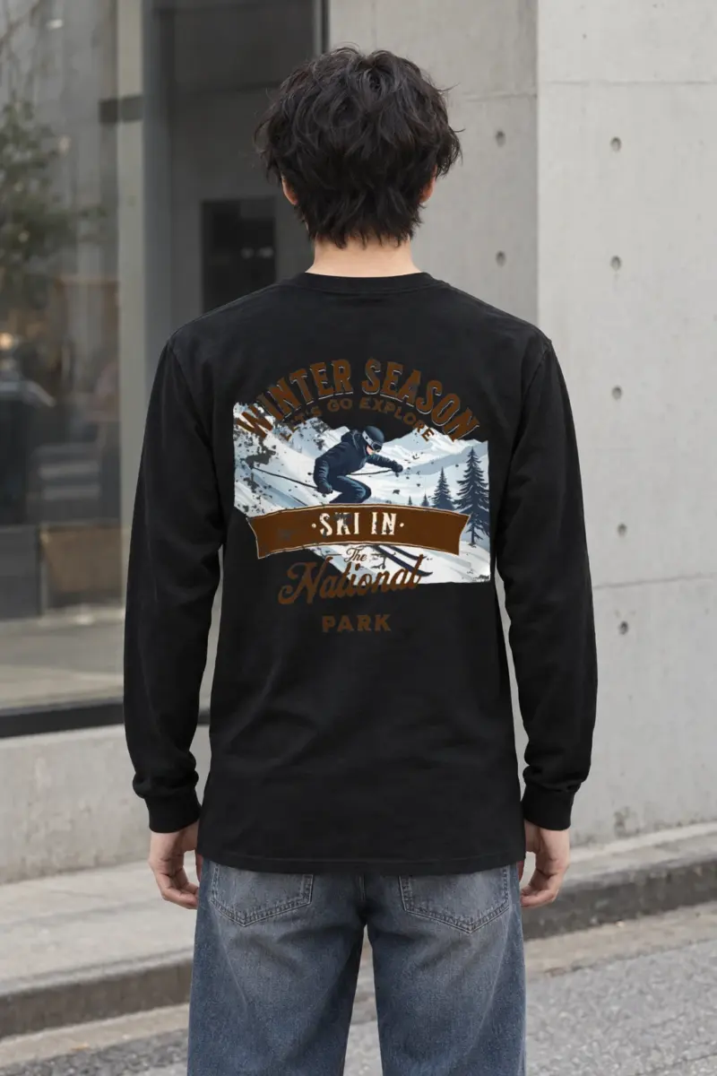 "Winter Season Explore" Unisex Longsleeve T-shirt