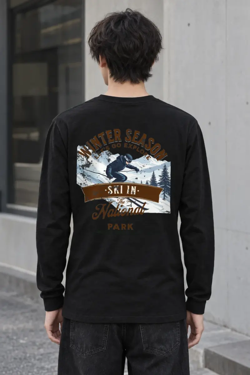 "Winter Season Explore" Unisex Longsleeve T-shirt