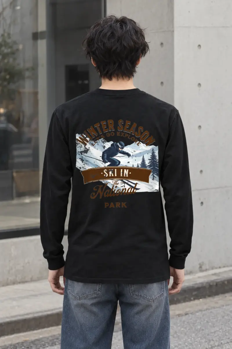 "Winter Season Explore" Unisex Longsleeve T-shirt