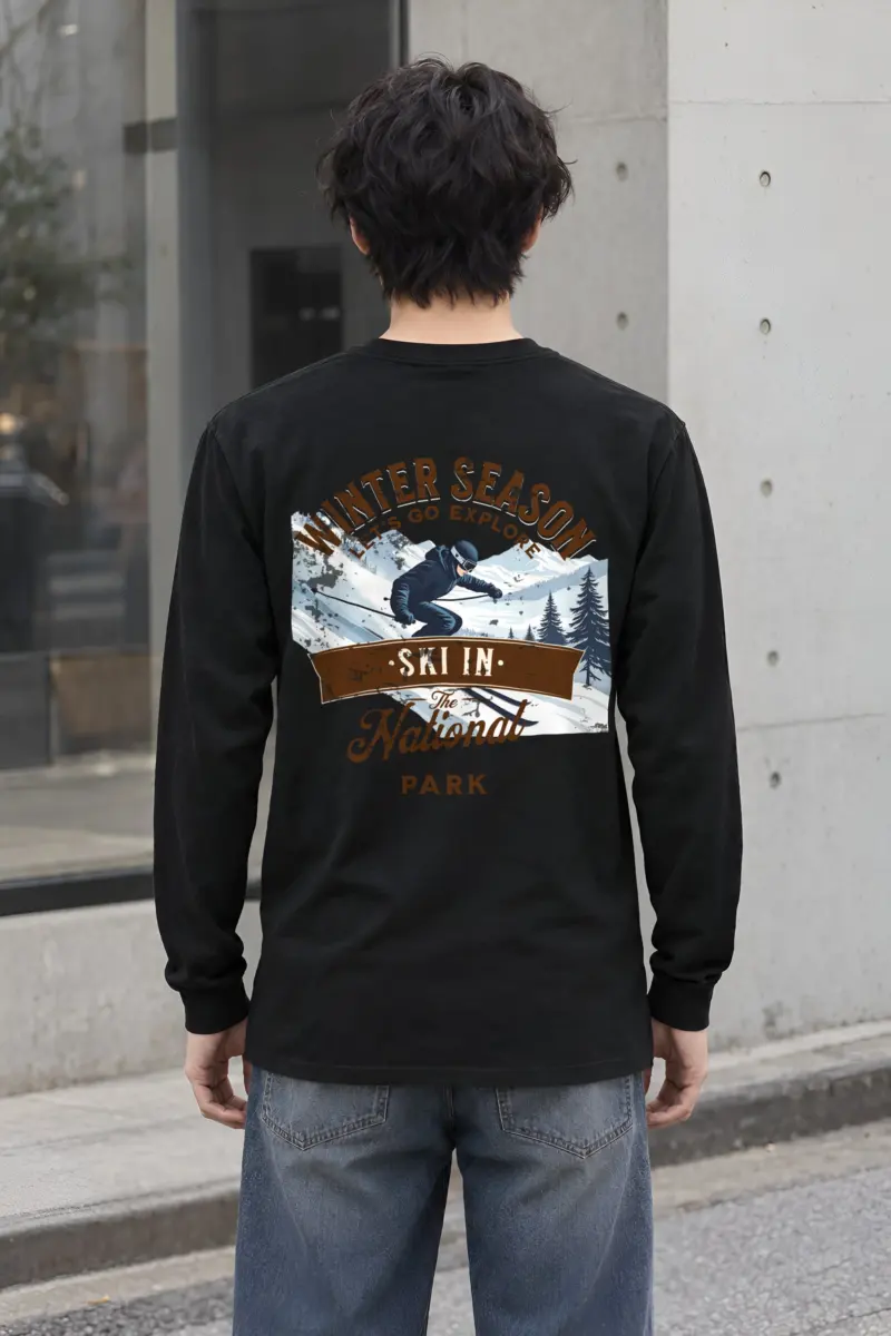 "Winter Season Explore" Unisex Longsleeve T-shirt
