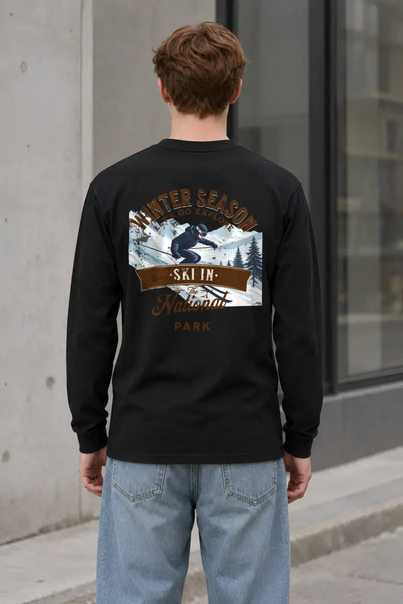 "Winter Season Explore" Unisex Longsleeve T-shirt