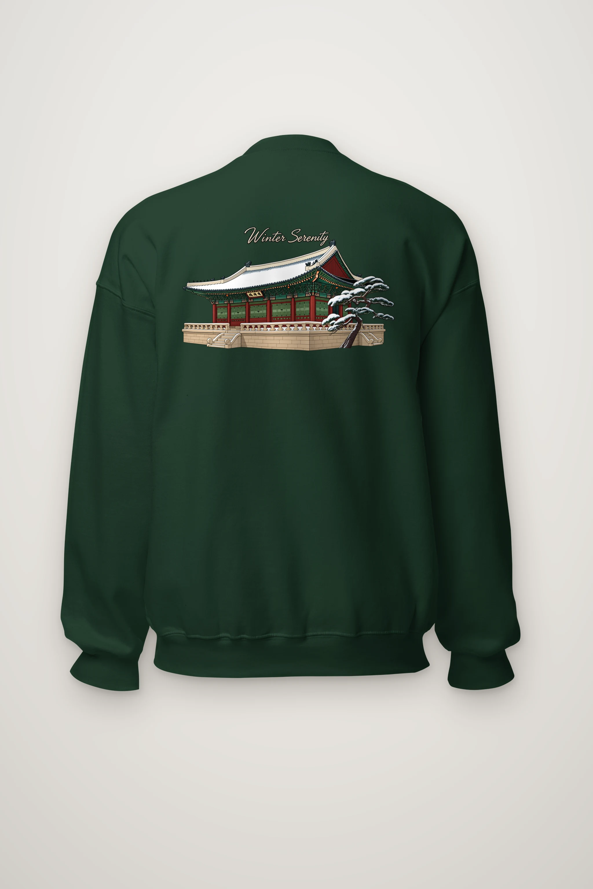 "Winter Serenity" Heavy Blend Unisex Crewneck Sweatshirt