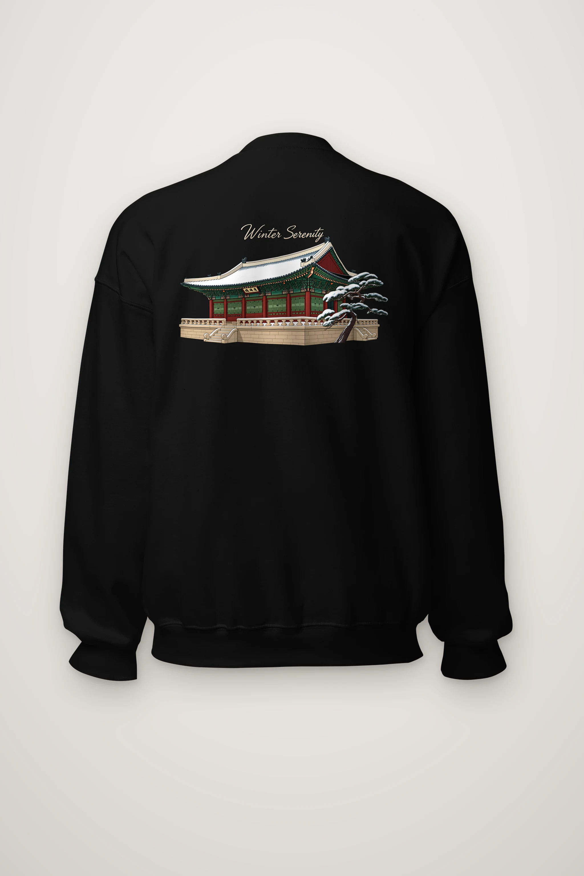 "Winter Serenity" Heavy Blend Unisex Crewneck Sweatshirt