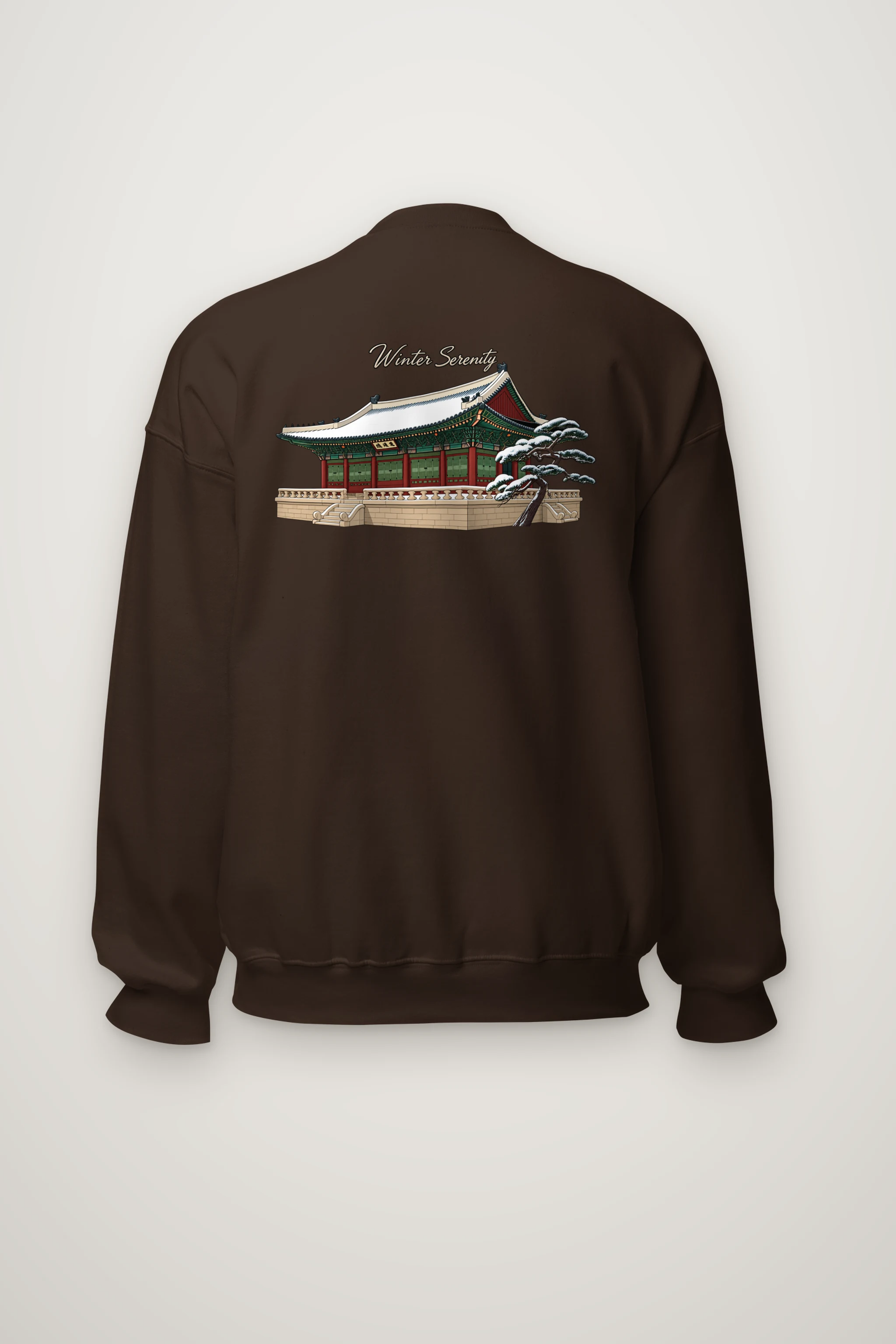 "Winter Serenity" Heavy Blend Unisex Crewneck Sweatshirt