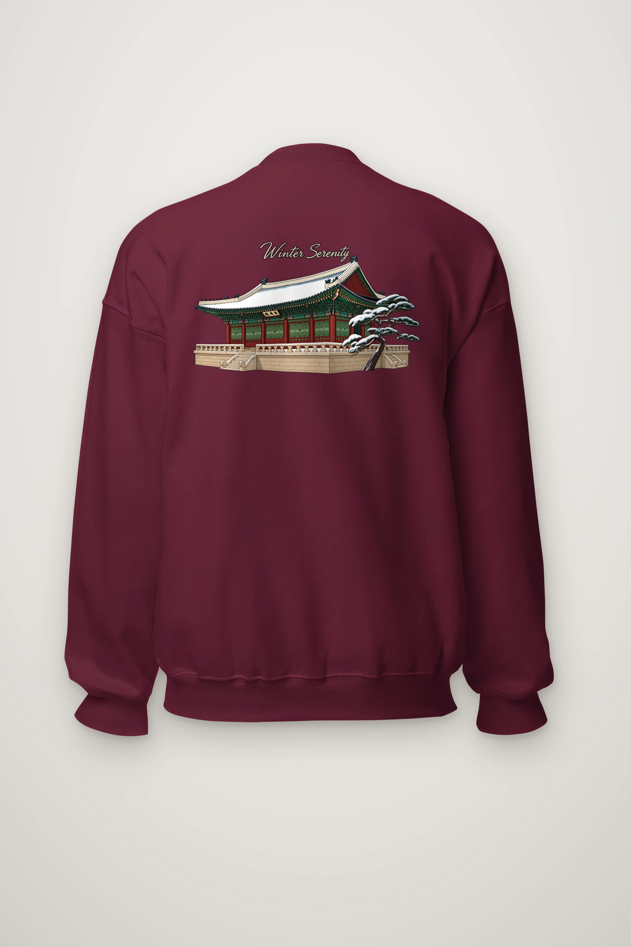 "Winter Serenity" Heavy Blend Unisex Crewneck Sweatshirt