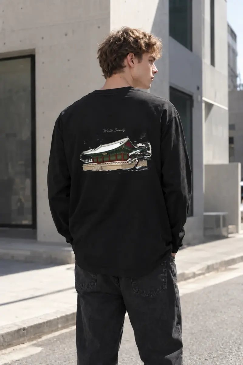 "Winter Serenity" Unisex Longsleeve T-shirt | Gildan 2400