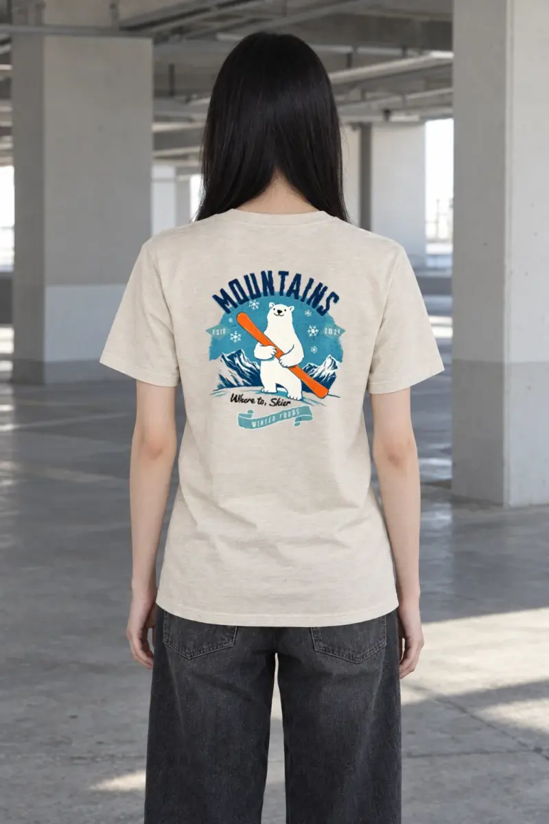 "Winter Tours" Heavyweight Unisex Crewneck T-shirt