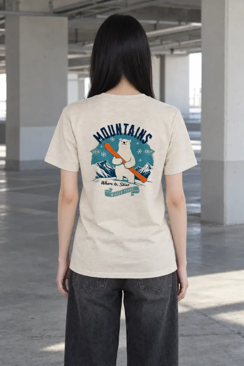 "Winter Tours" Heavyweight Unisex Crewneck T-shirt