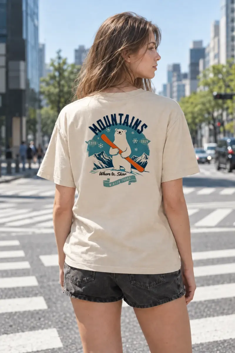 “Winter Tours” Heavyweight Unisex Crewneck T-shirt | Gildan 5000