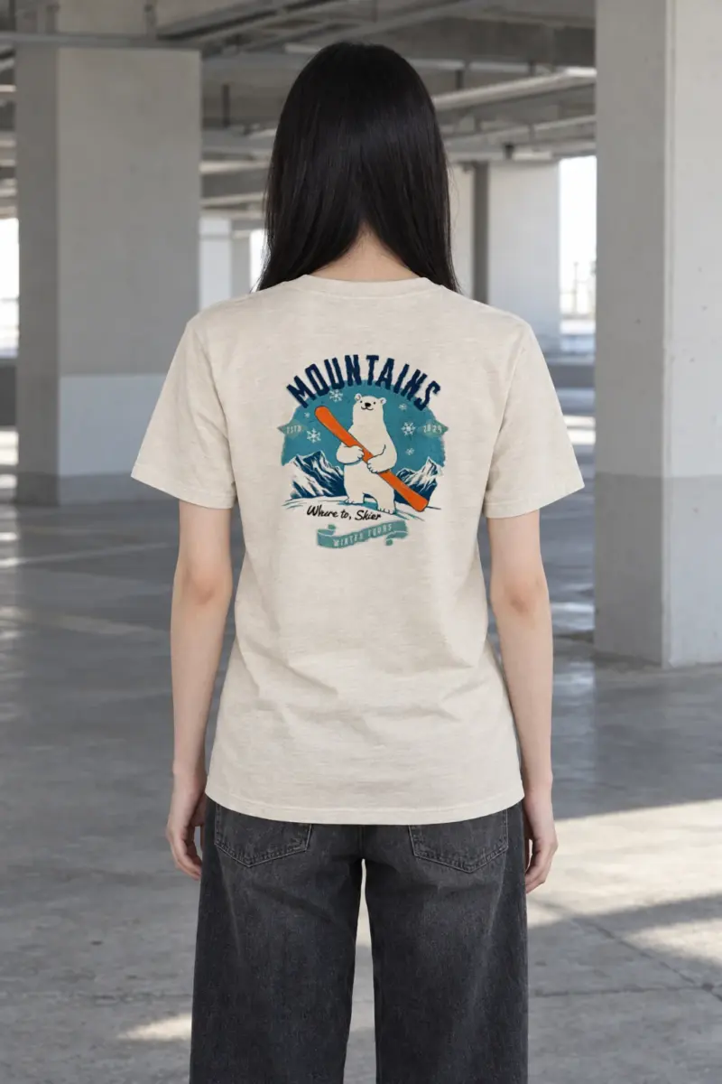 "Winter Tours" Heavyweight Unisex Crewneck T-shirt