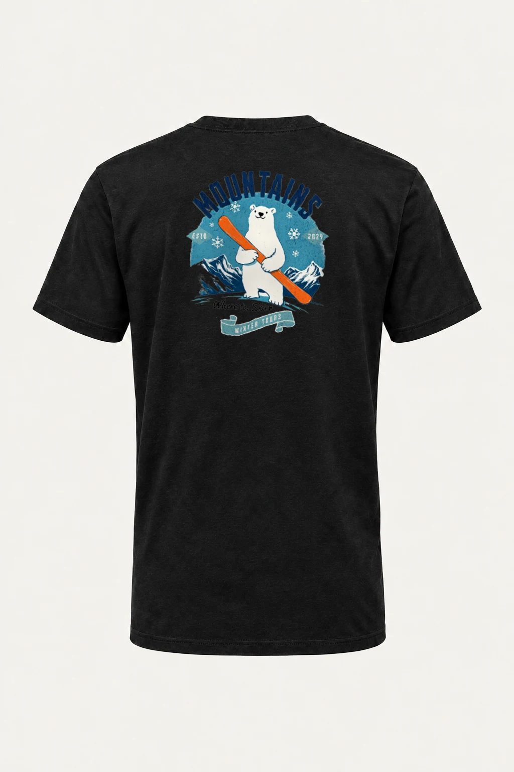 "Winter Tours" Heavyweight Unisex Crewneck T-shirt | Gildan 5000