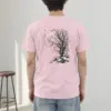 "Winter Tree Moon" Heavyweight Unisex Crewneck T-shirt