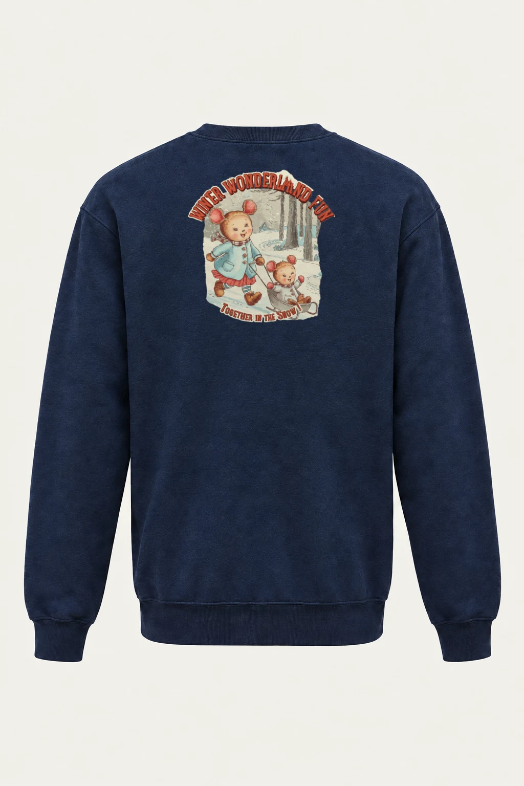 "Winter Wonderland Fun" Heavy Blend Unisex Crewneck Sweatshirt | Gildan 18000