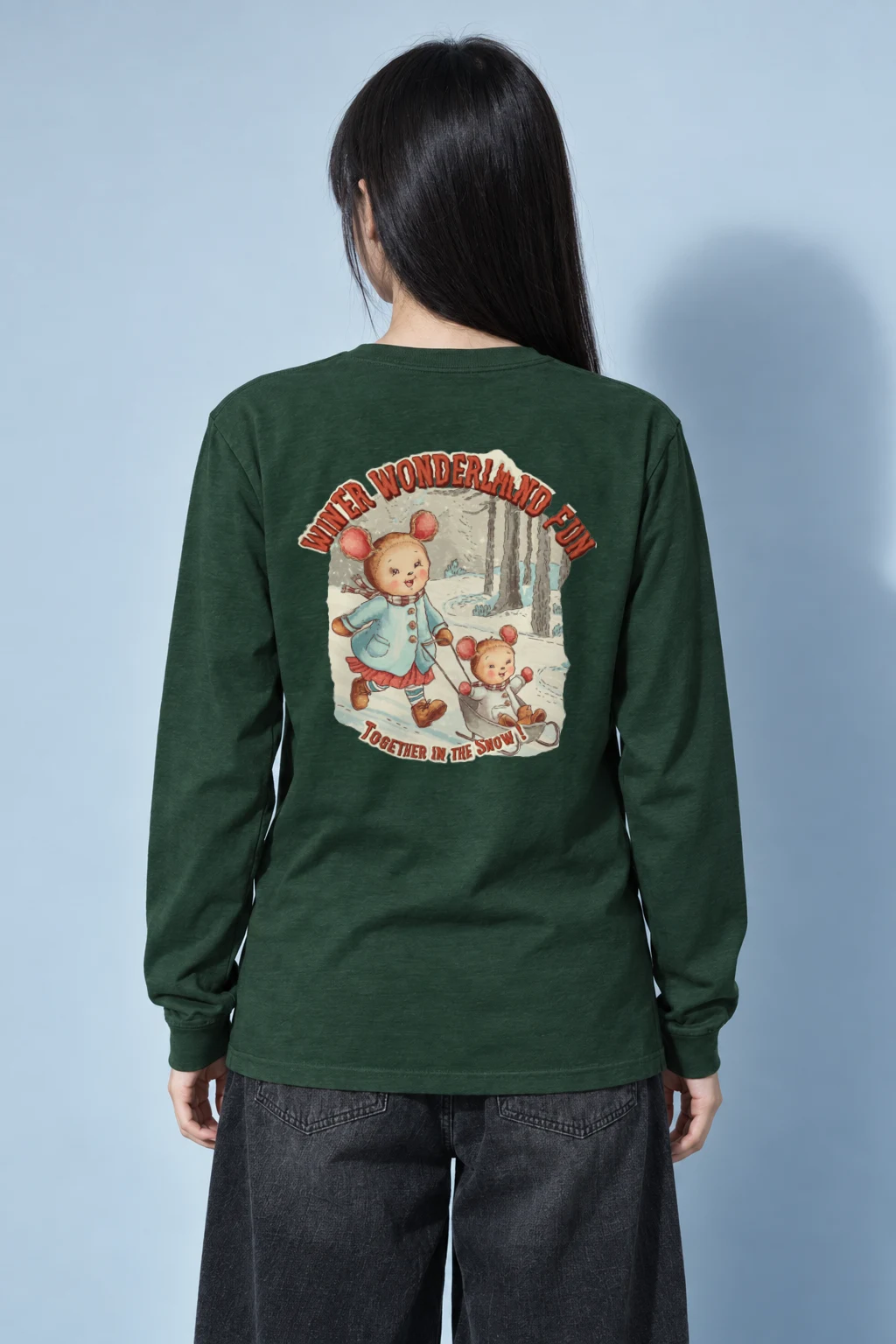 "Winter Wonderland Fun" Unisex Longsleeve T-shirt | Gildan 2400