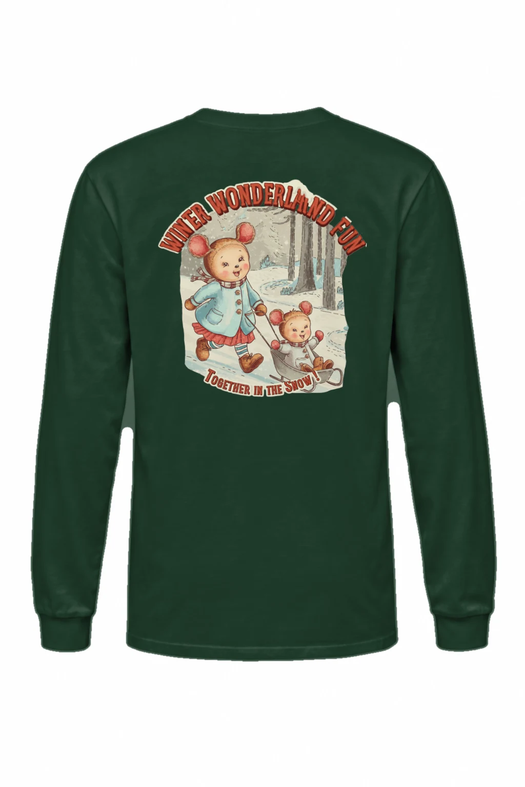 "Winter Wonderland Fun" Unisex Longsleeve T-shirt | Gildan 2400