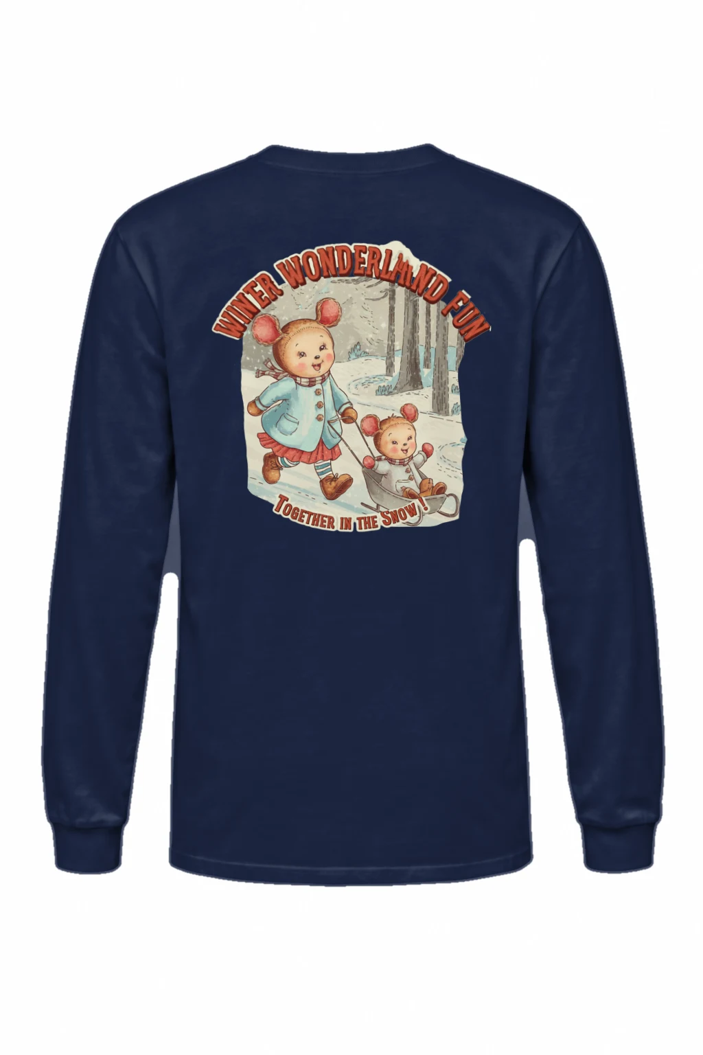 "Winter Wonderland Fun" Unisex Longsleeve T-shirt | Gildan 2400